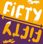 fifty fifty – schriftzug fifty fifty - schriftzug